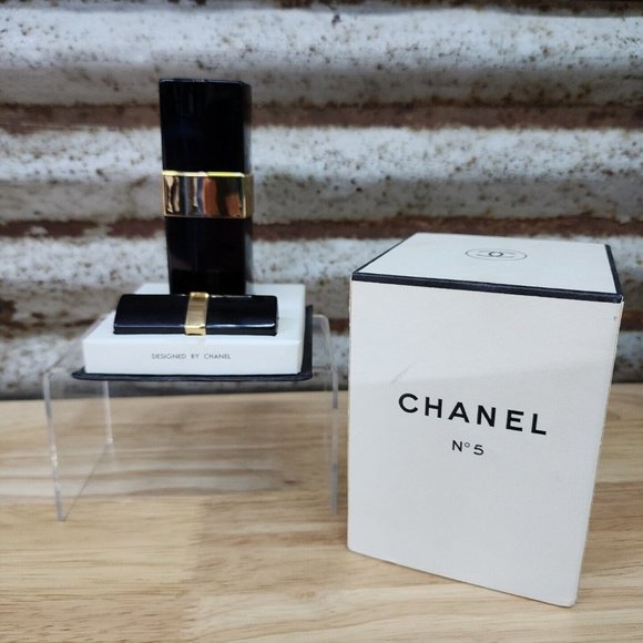 Chanel No 5 Set 1959 Vintage Cologne Spray 1.5 Oz & 1/4 Oz With Box - Picture 5 of 10